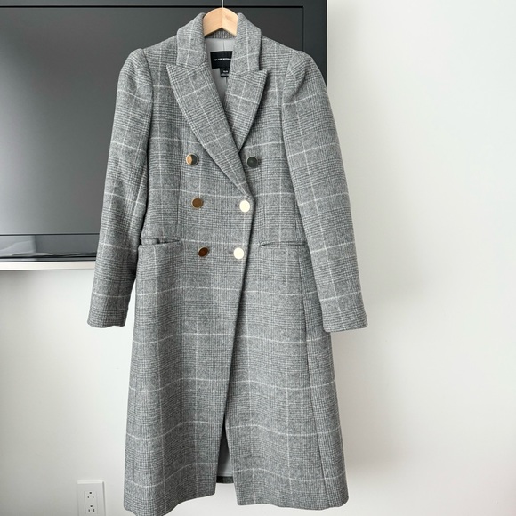 Club Monaco Gemma Plaid Coat XS - Picture 5 of 12